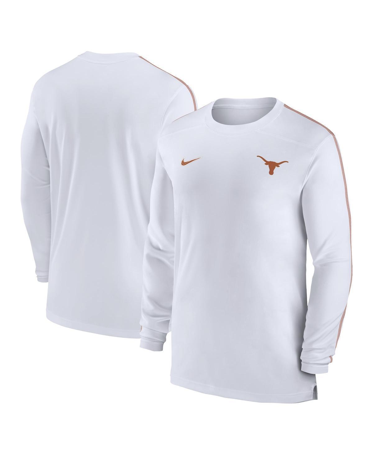 Men's Texas Longhorns 2024 Sideline Coach UV Performance Long Sleeve T-Shirt Product Image