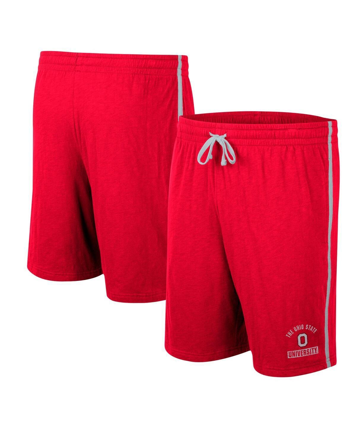 Mens Colosseum Scarlet Ohio State Buckeyes Thunder Slub Shorts Product Image