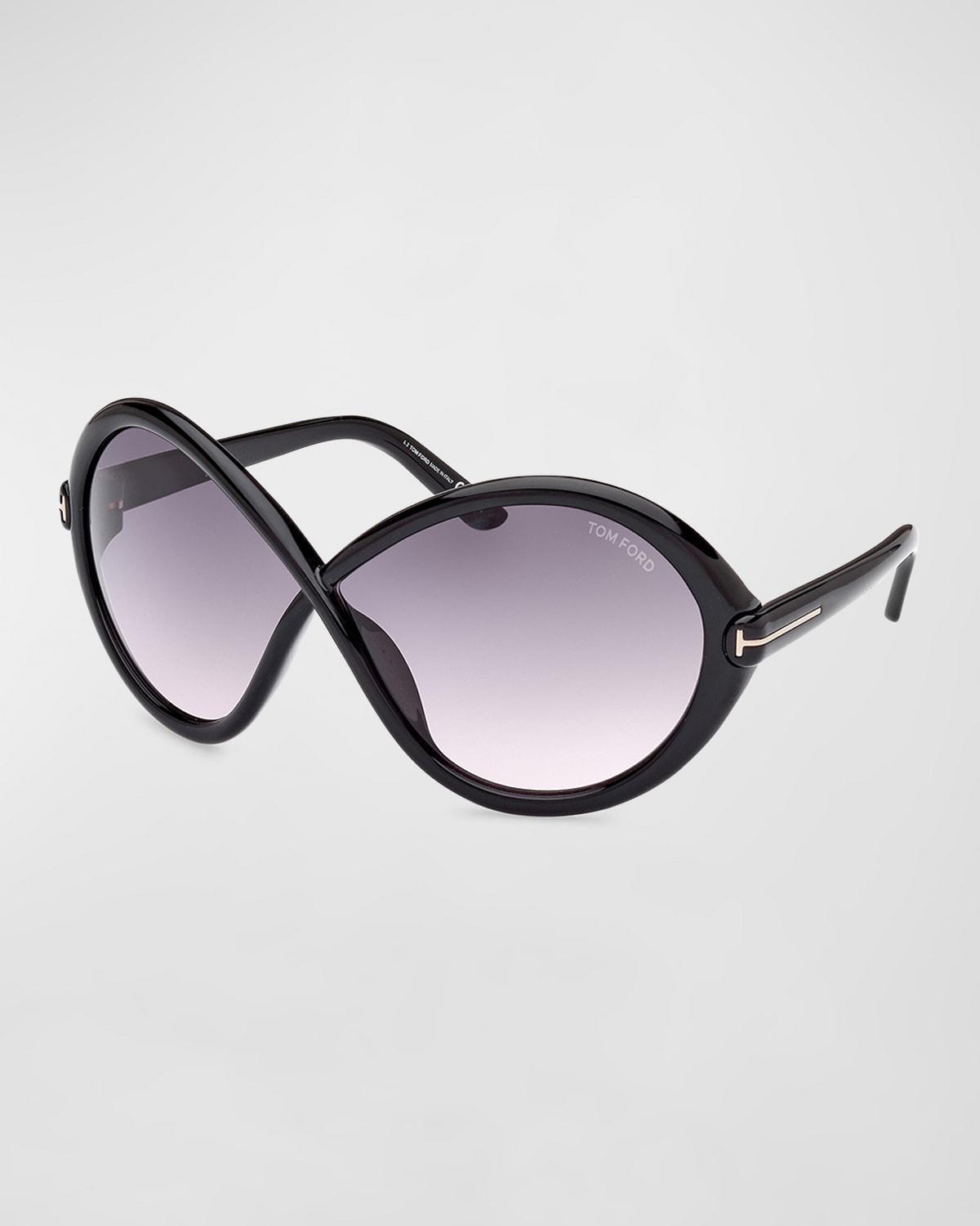 Womens Jada 68MM Oversized Sunglasses Product Image