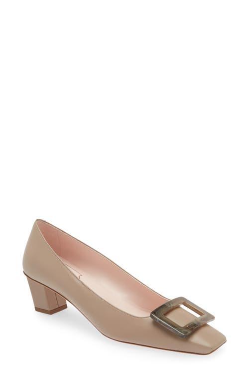 Belle Vivier Leather Buckle Pumps Product Image