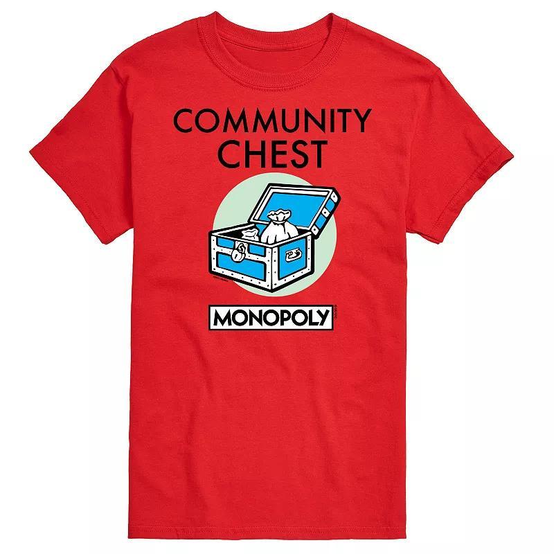 Mens Monopoly Community Chest Graphic Tee Product Image