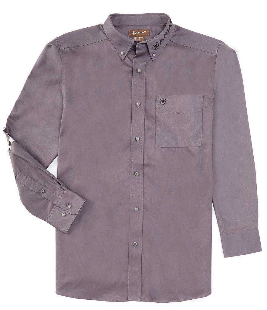 Ariat Classic Fit Team Logo Long Sleeve Twill Shirt Product Image