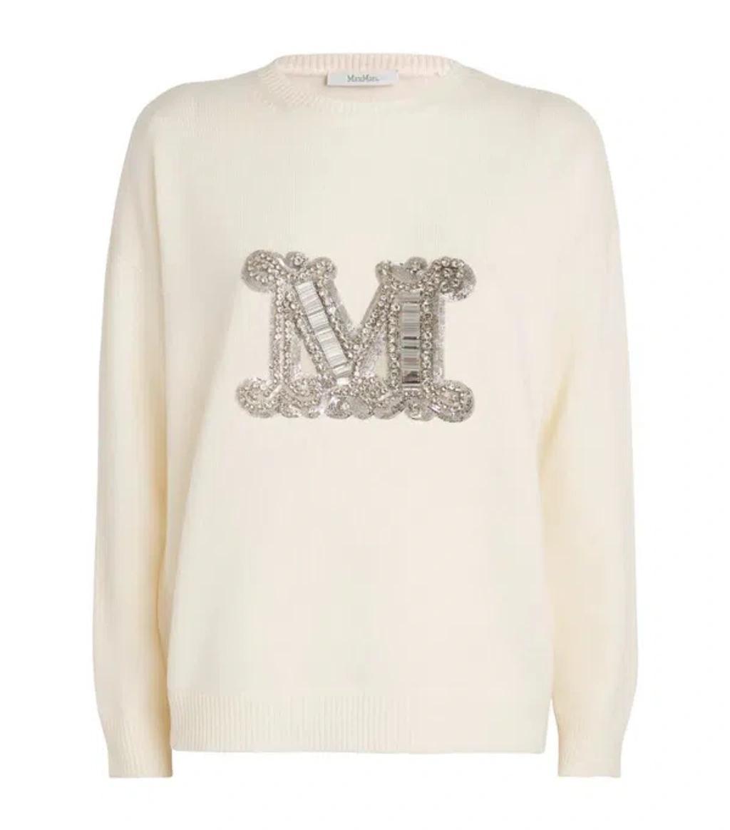 Wool-cashmere Sweater In Yellow Cream Product Image