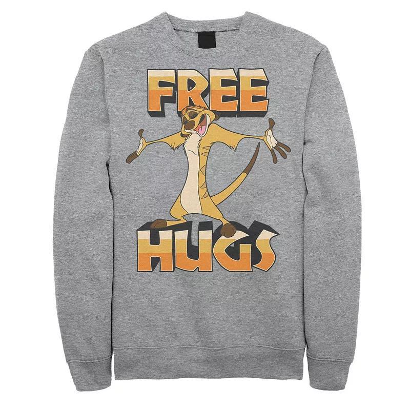 Mens Disney The Lion King Timon Free Hugs Sweatshirt Product Image