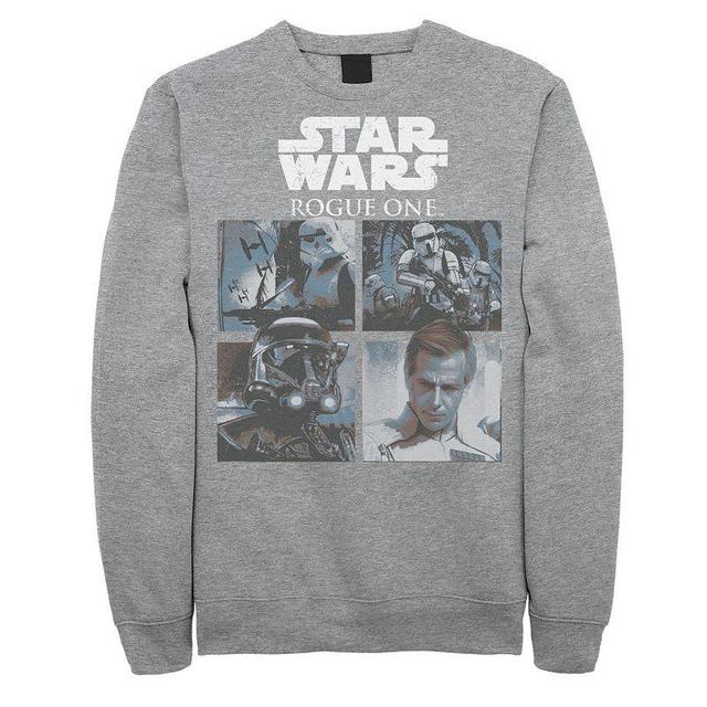 Mens Rogue One: A Star Wars Story Empire Portrait Sweatshirt Athletic Grey Product Image