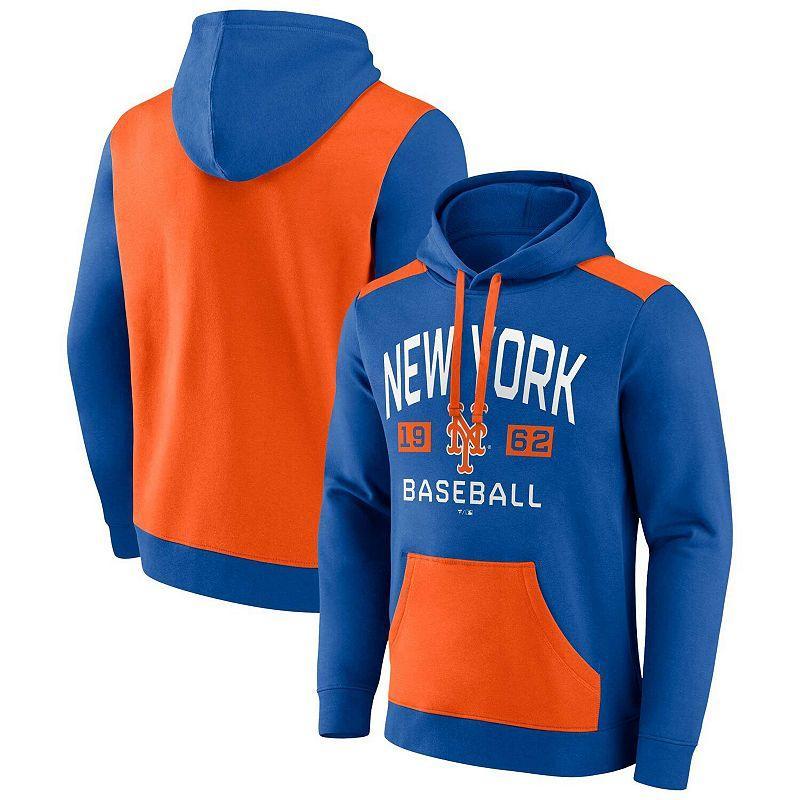 Mens Fanatics Royal New York Mets Chip In Pullover Hoodie - Royal Product Image