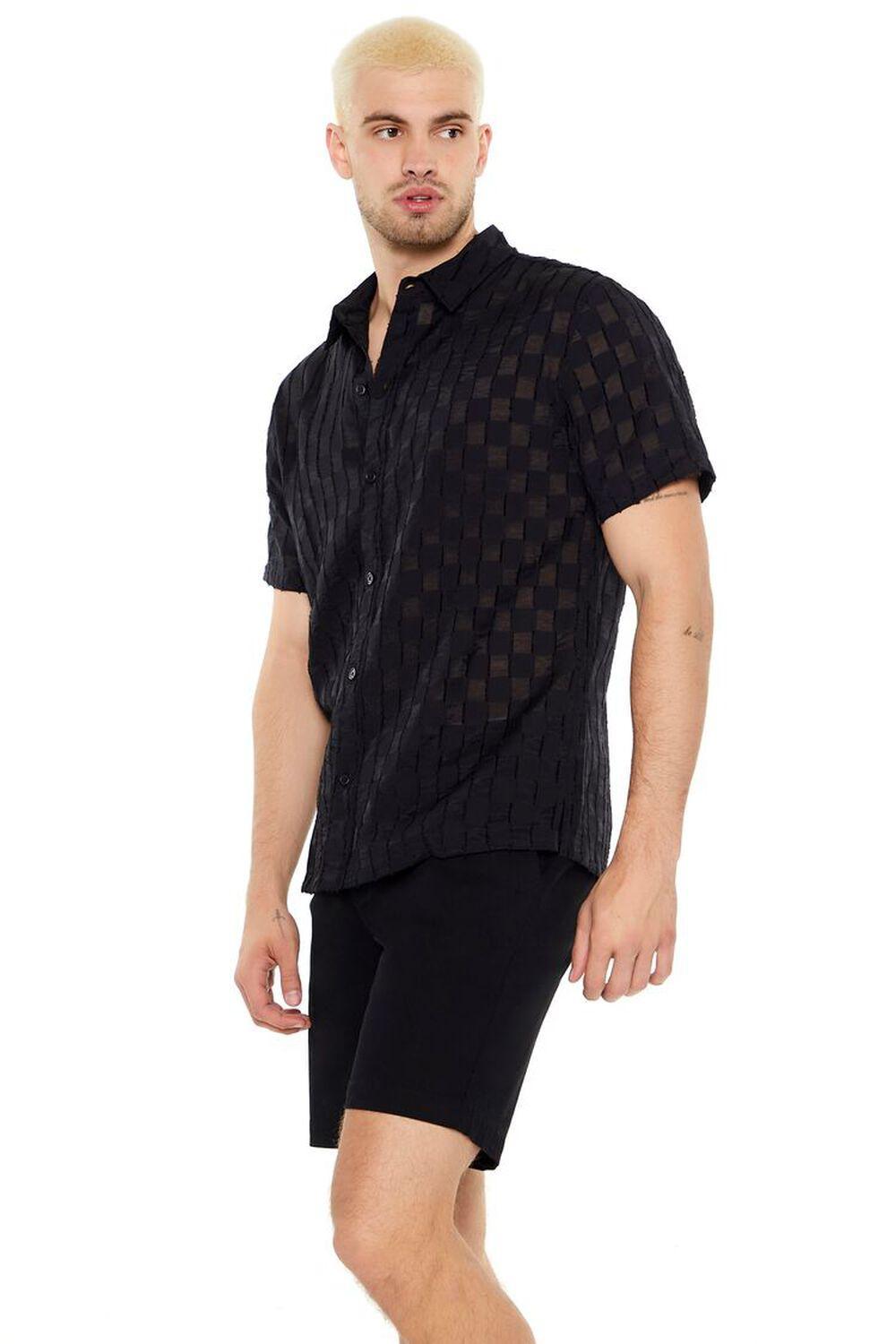 Textured Checkered Shirt | Forever 21 Product Image