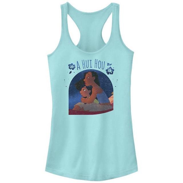 Disneys Lilo & Stitch Womens Lilo & Nani A Hui Hou Raceback Tank Top, Girls Product Image