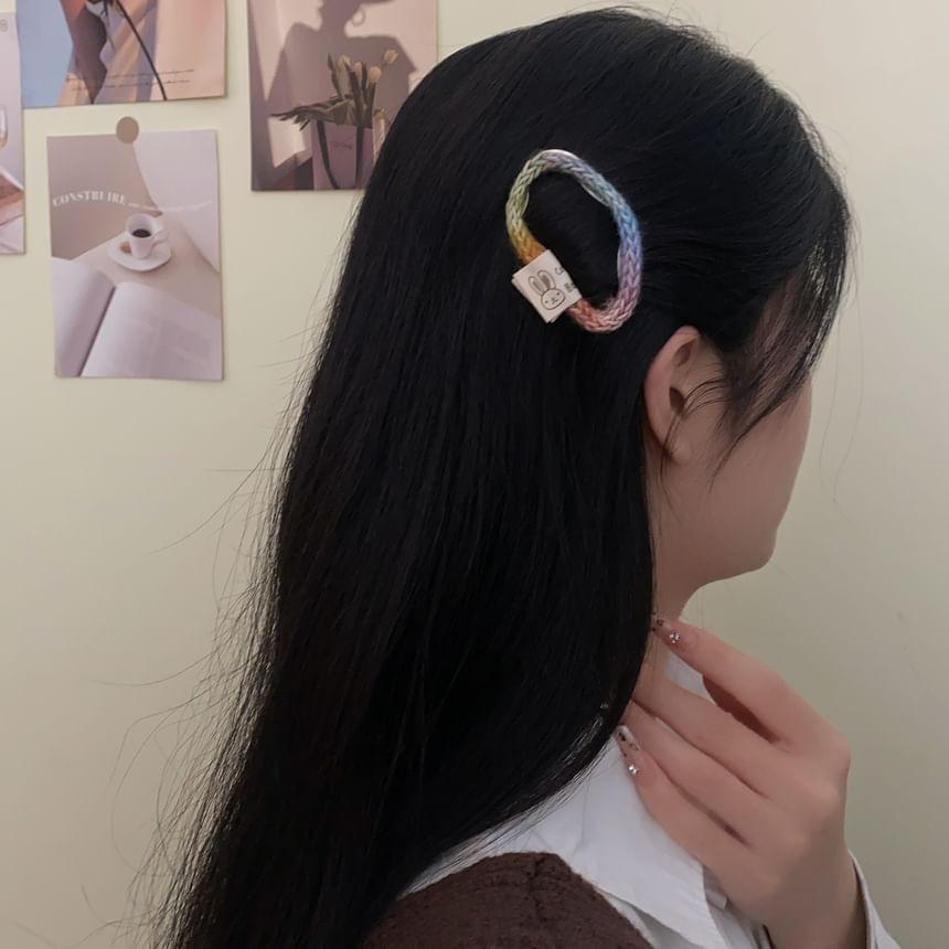 Cutout Knit Hair Clip product image