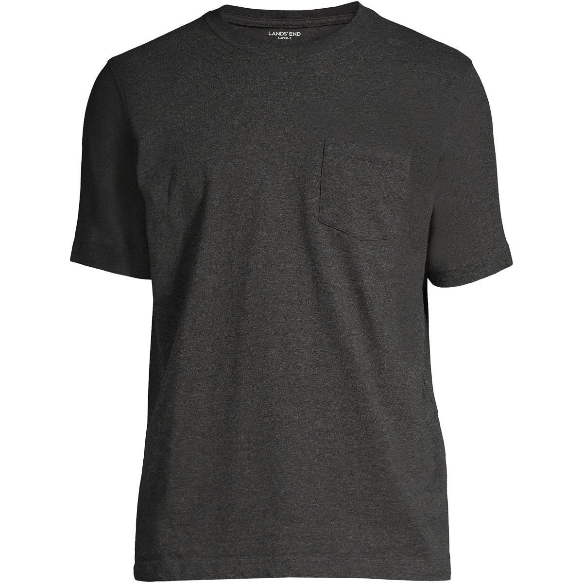 Big & Tall Lands End Super Pocket Tee, Mens Product Image