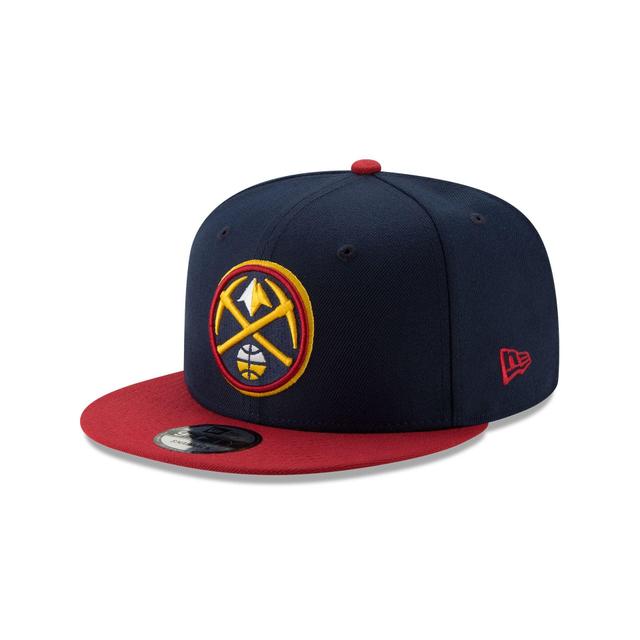 Denver Nuggets Basic Two Tone 9FIFTY Snapback Hat Male Product Image