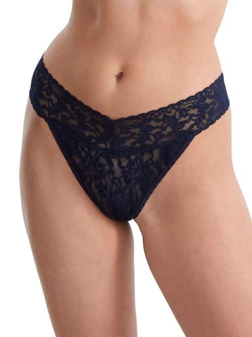 Hanky Panky Womens Daily Lace Original Rise Thong 771101 Product Image