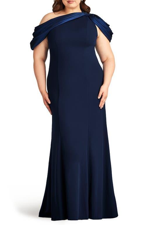 Womens Crepe & Taffeta Off-The-Shoulder Gown Product Image