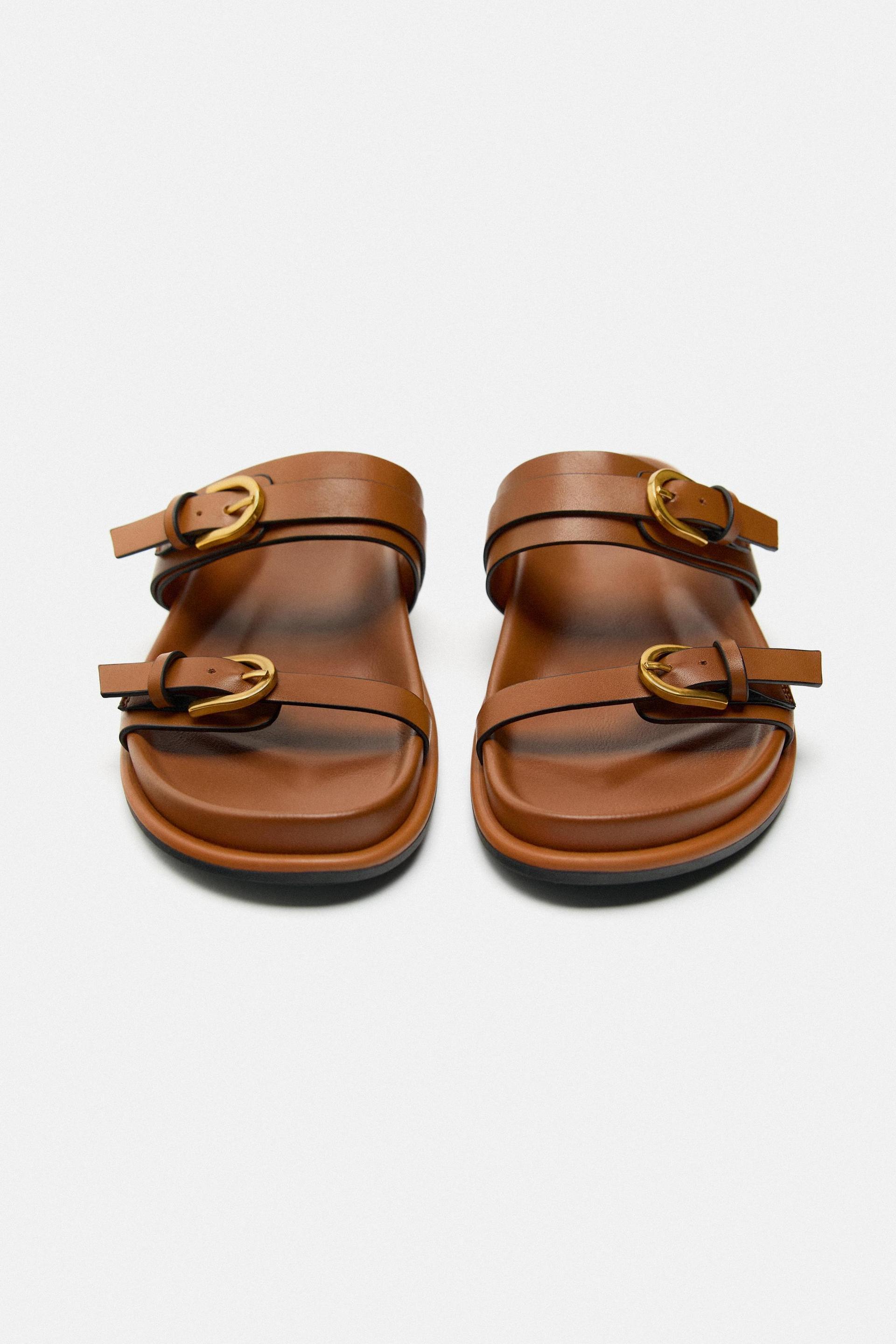 BUCKLED SANDALS Product Image