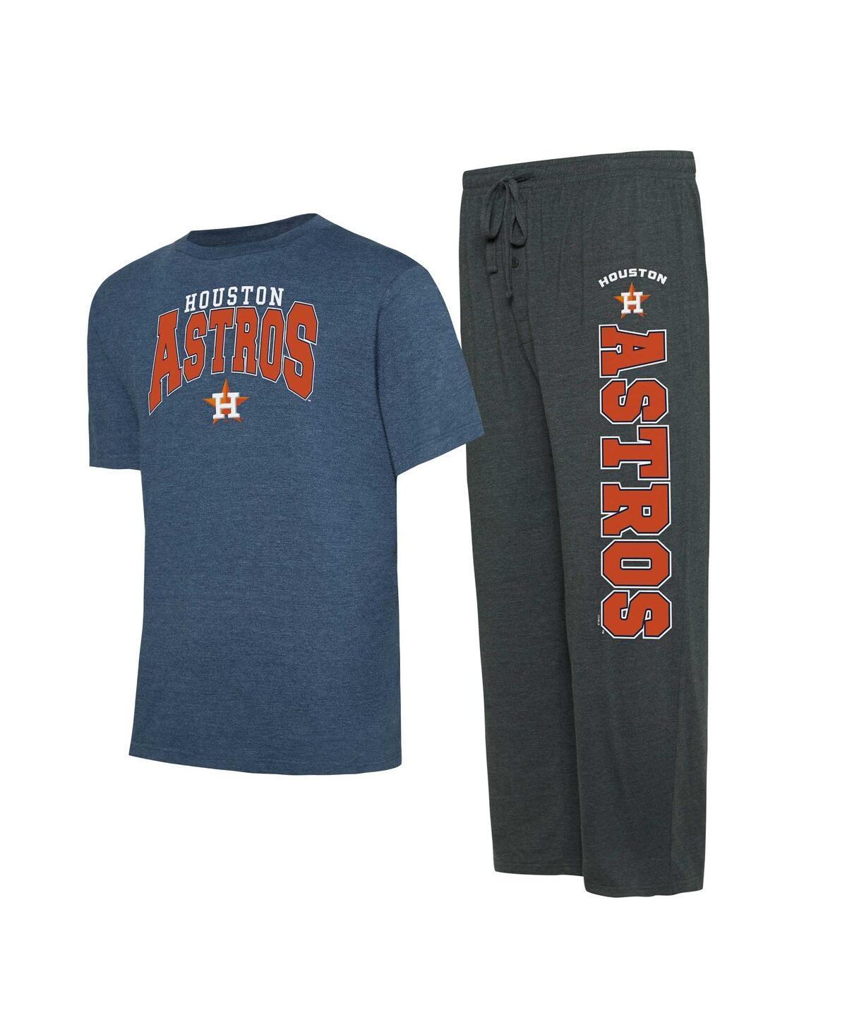 Mens Concepts Sport Charcoal Houston Astros Meter T-shirt and Pants Sleep Set - Charcoal Product Image