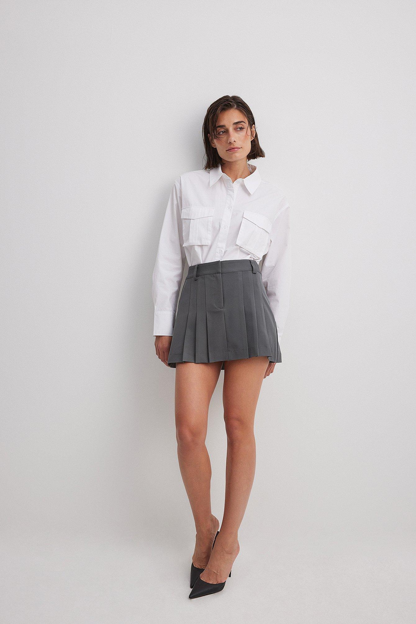 Pleated Mini Skirt product image