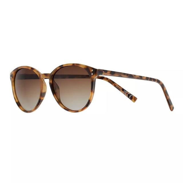 Womens Sonoma Goods For Life Plastic Round Sunglasses Product Image