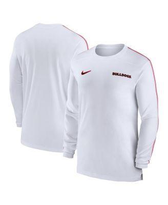 Nike Mens Georgia Bulldogs 2024 Sideline Coach Uv Performance Long Sleeve T-Shirt - Red Product Image