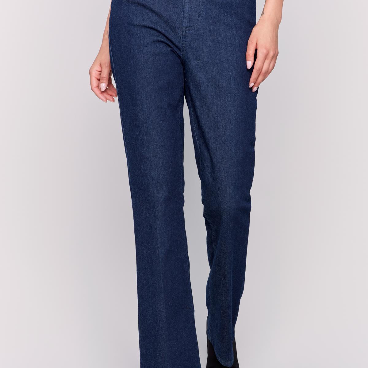 Raw Denim Bootcut Leg Pant Product Image