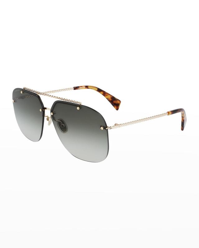 Womens Babe 64MM Aviator Sunglasses Product Image