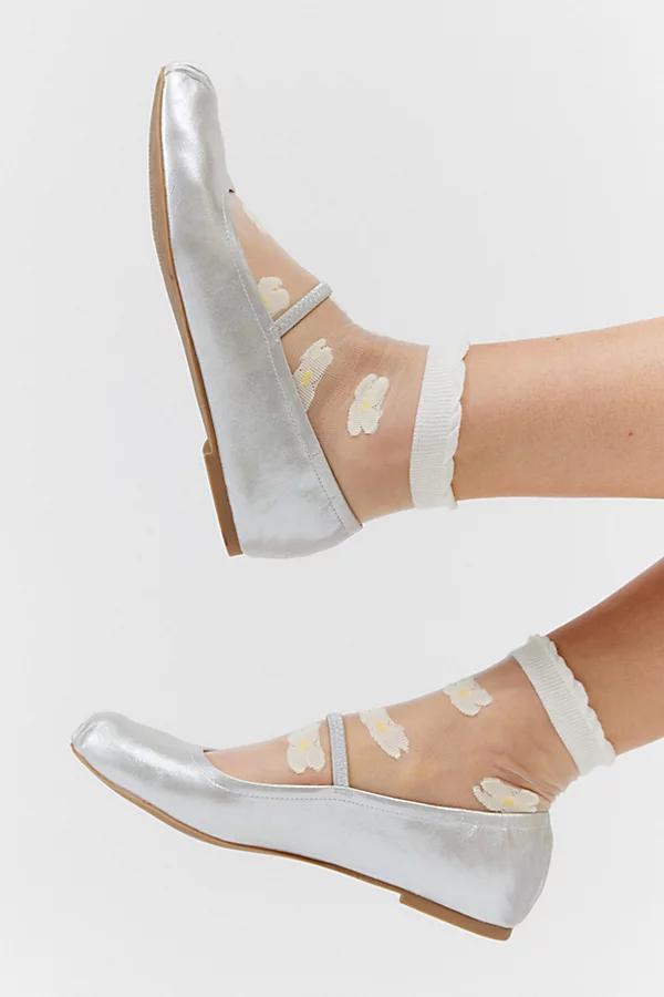 Casa Clara Anja Sheer Ankle Sock Womens at Urban Outfitters Product Image