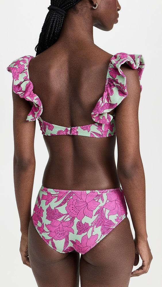 La DoubleJ Ruffle Bikini Top | Shopbop Product Image