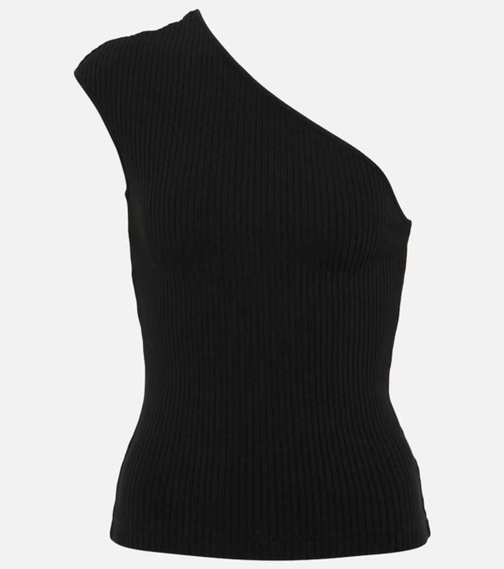 AGOLDE Nessa One-shoulder Tank Top In Black product image