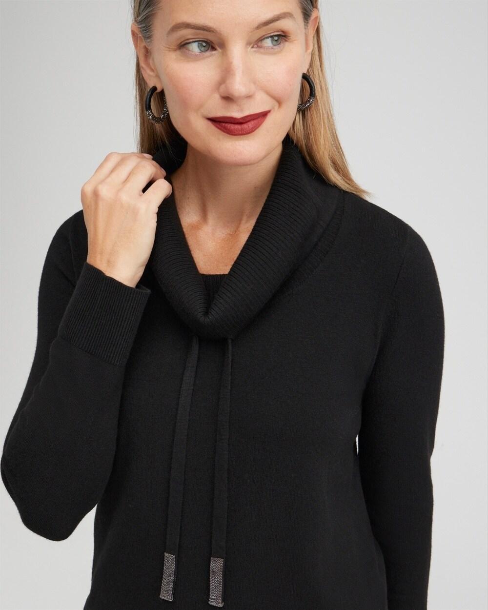 Zenergy Luxe® Cashmere Blend Cowl Sweater Product Image