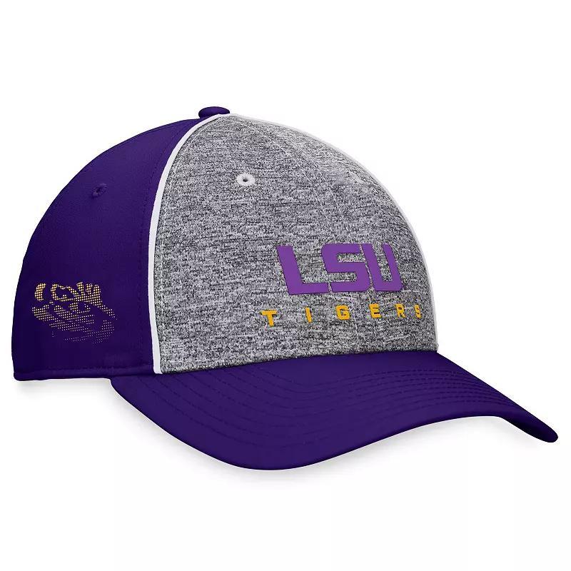 Mens Top of the World Heather Gray LSU Tigers Nimble Adjustable Hat Product Image