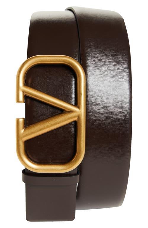 Valentino Garavani VLOGO Buckle Leather Belt Product Image