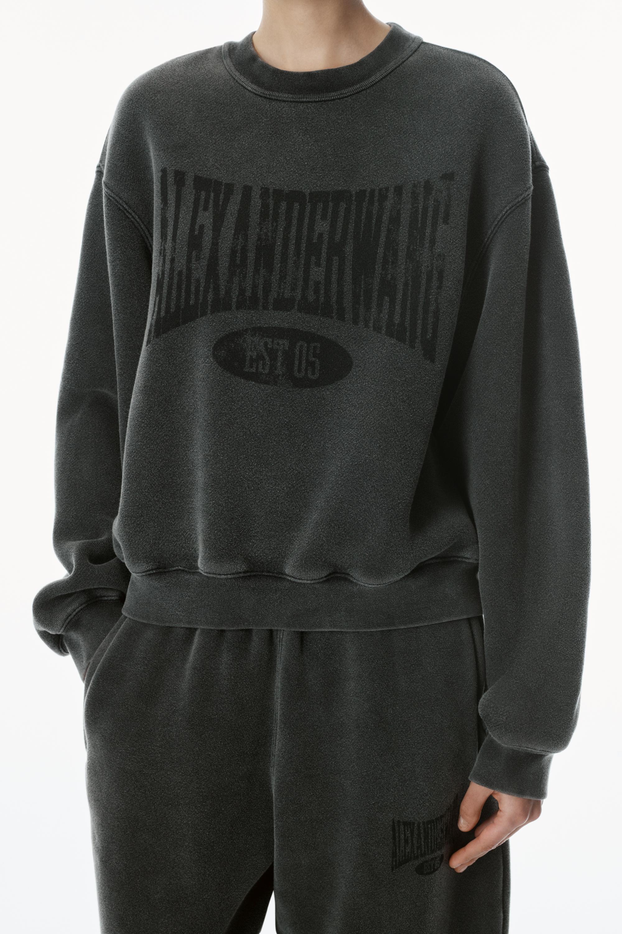 Distressed Logo Sweatshirt Product Image