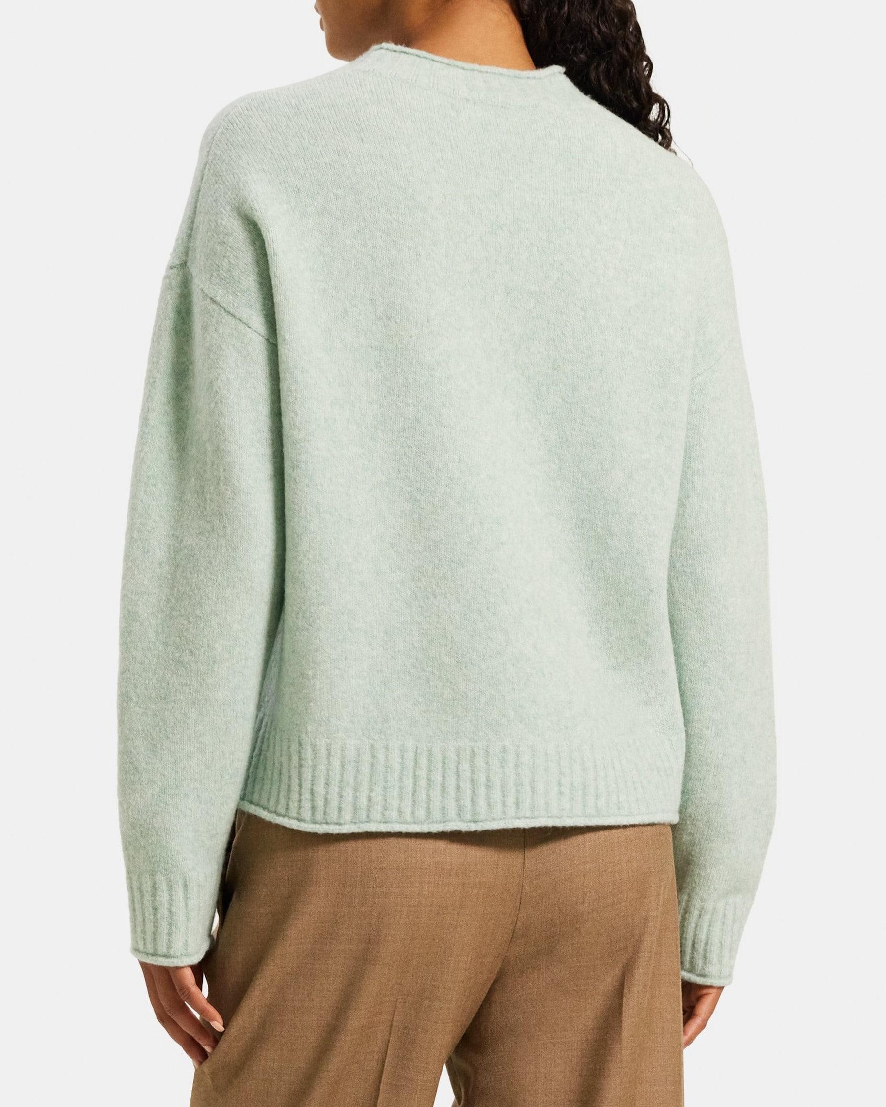 High V-Neck Sweater in Wool-Blend Product Image