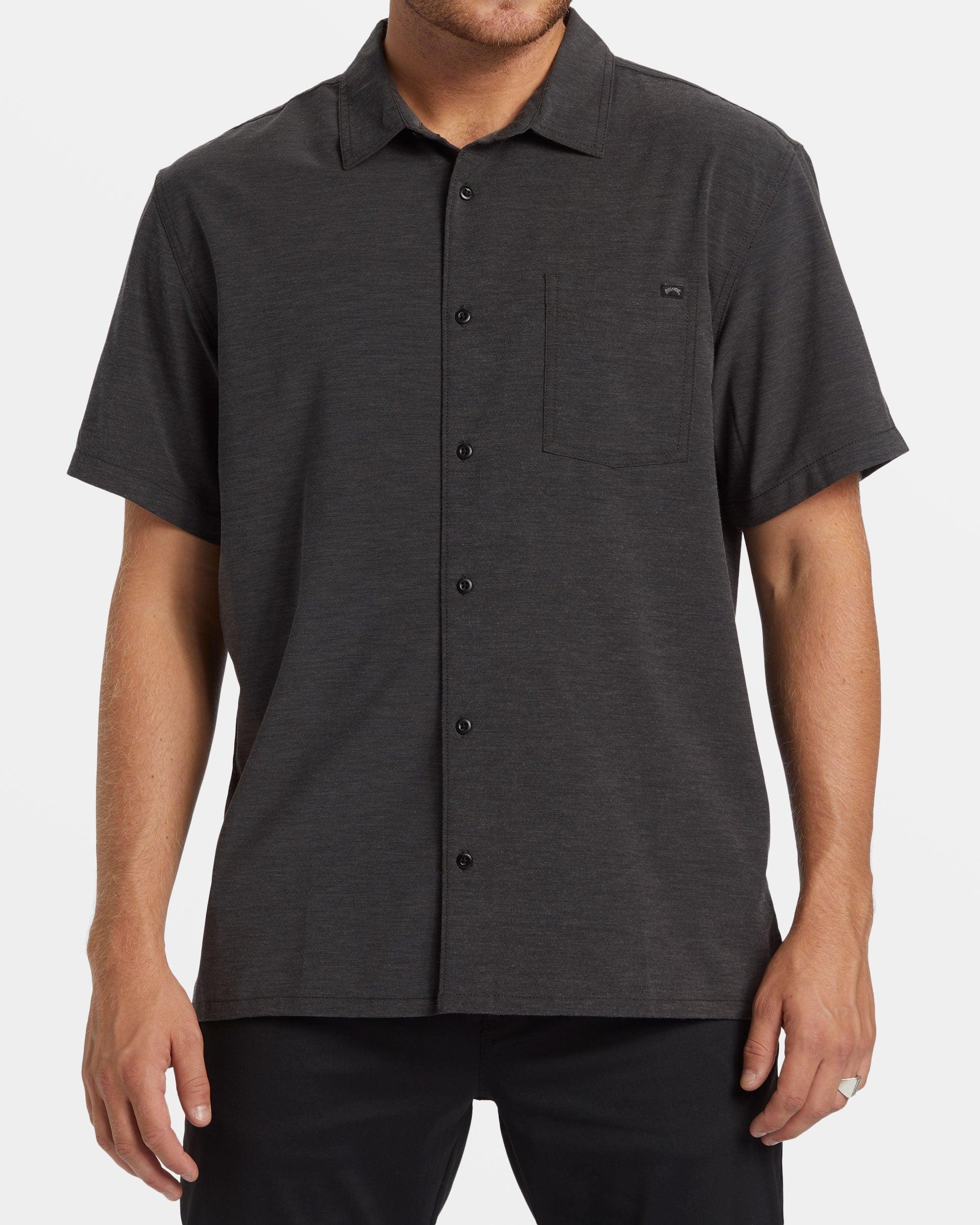 A/Div Surftrek Trail Short Sleeve Shirt - Black Male Product Image