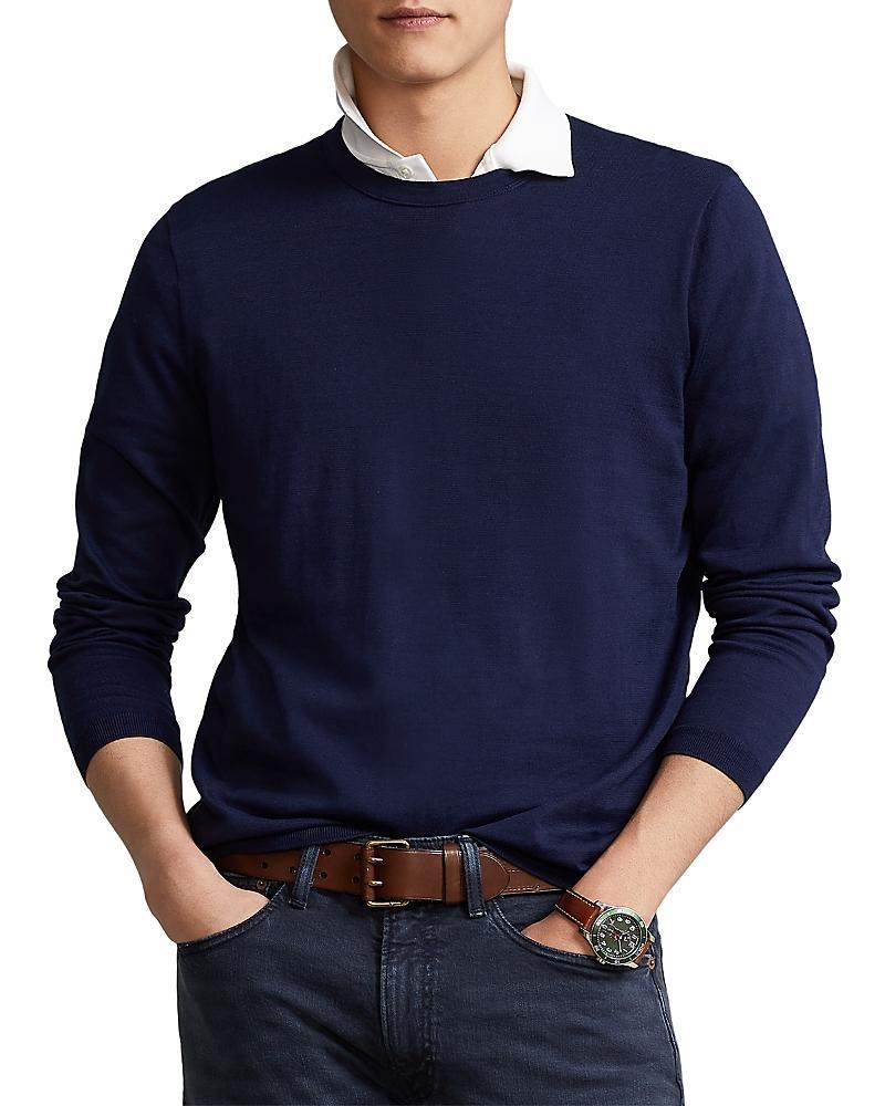 Mens Cotton Crewneck Sweater Product Image