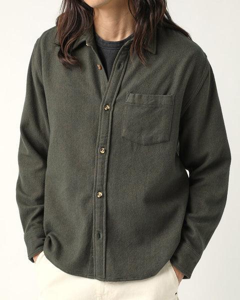 Brushed Flannel LS - Army Product Image