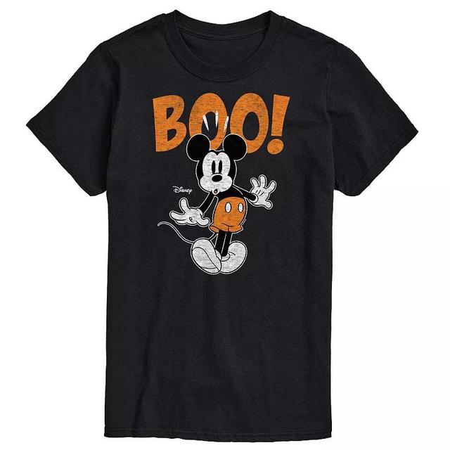 Disneys Mickey Mouse & Friends Big & Tall Mickey Scared Boo Graphic Tee, Mens Product Image