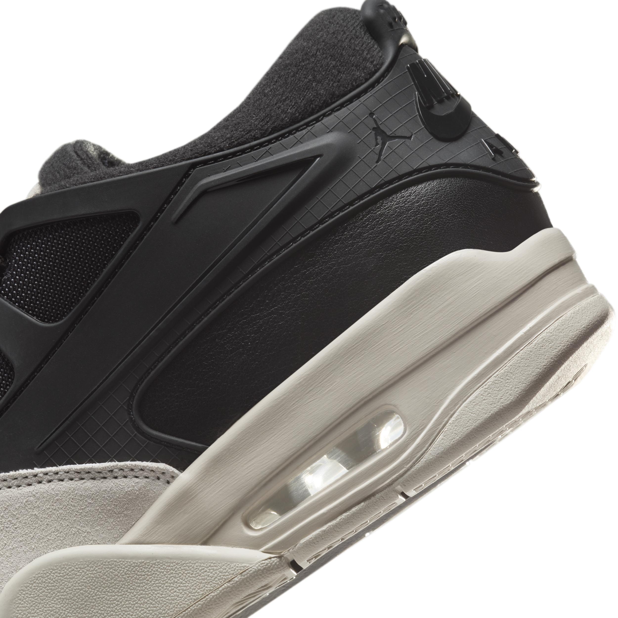 Jordan Mens Jordan AJ 4 RM - Mens Shoes Black/Light Bone/Dark Grey Product Image