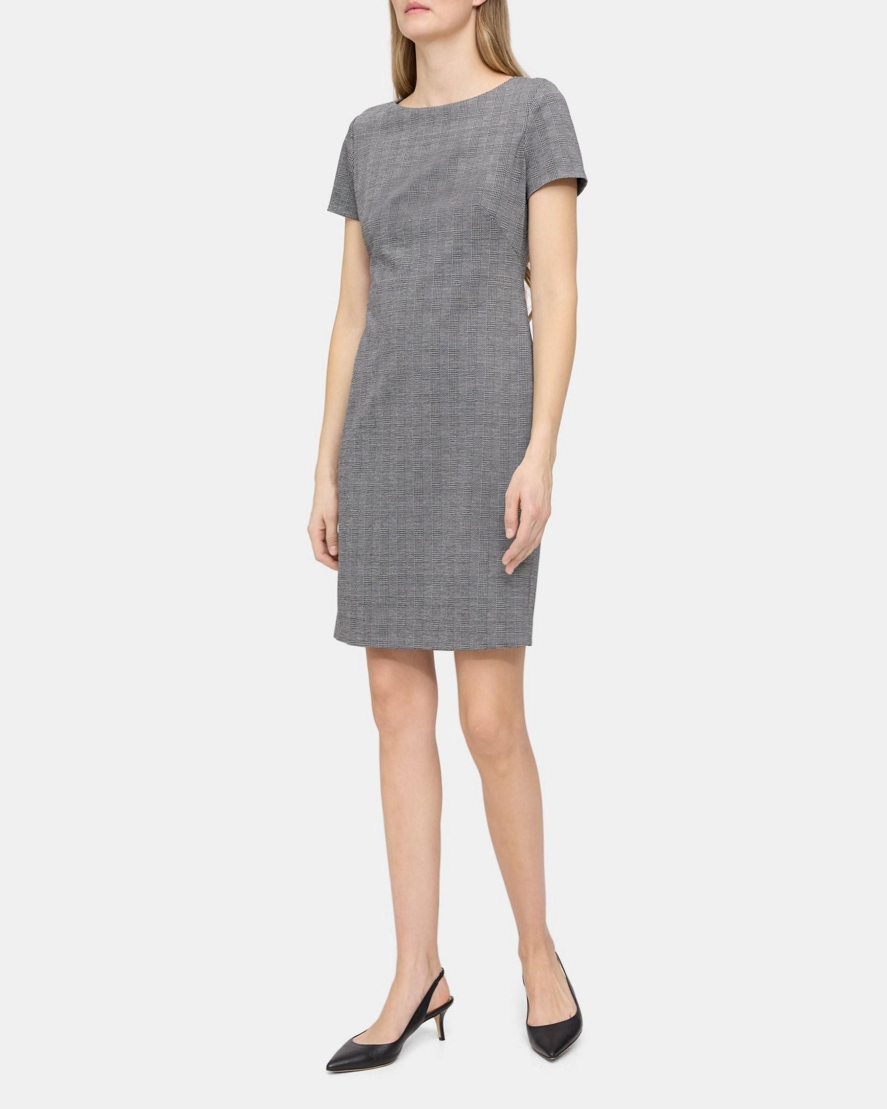 Sheath Dress in Stretch Tweed Product Image