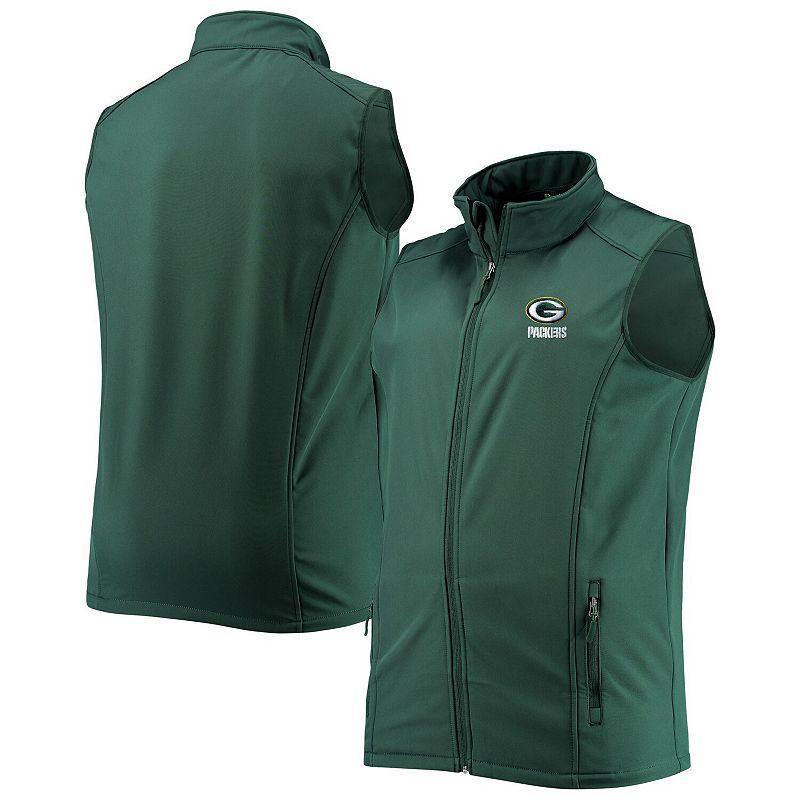 Mens Dunbrooke Bay Packers Big & Tall Archer Softshell Full-Zip Vest Product Image