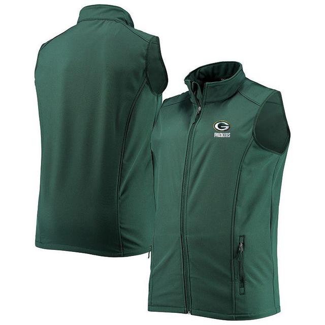 Mens Dunbrooke Green Green Bay Packers Big and Tall Archer Softshell Full-Zip Vest - Green Product Image