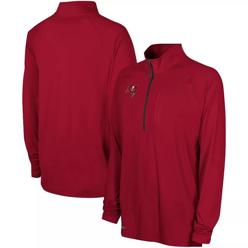 Mens Tampa Bay Buccaneers Combine Authentic Raglan Quarter-Zip Top Product Image