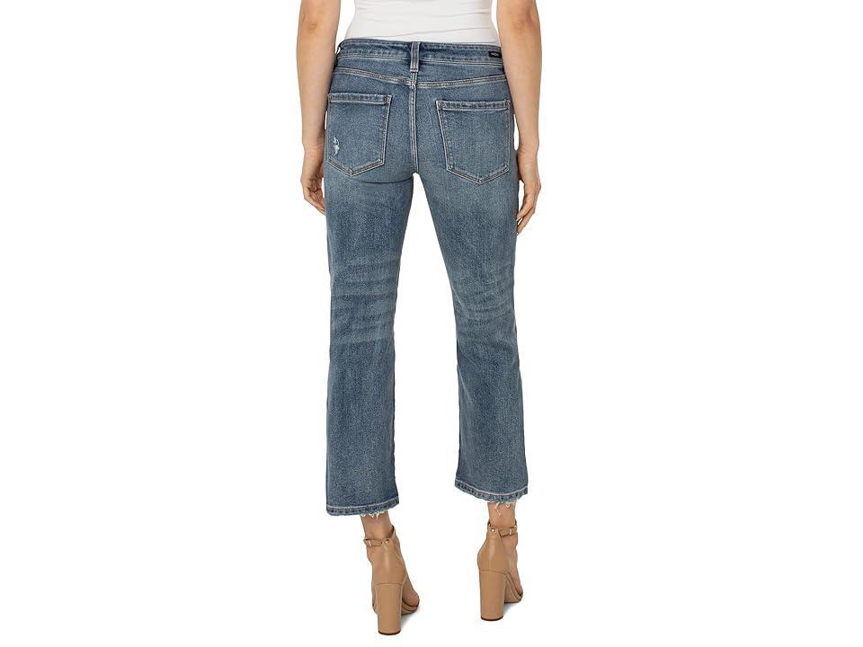 Liverpool Los Angeles 5-Pocket Style Cropped Flare Jeans Product Image