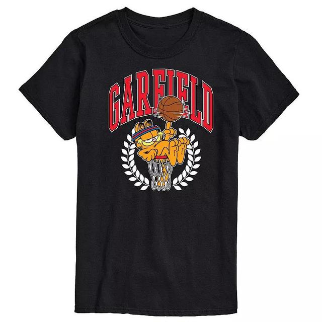 Mens Garfield Basketball Graphic Tee Product Image