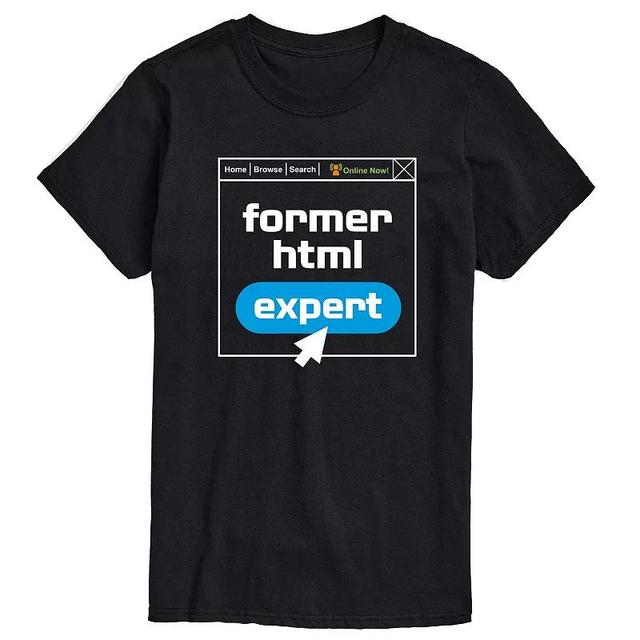 Mens Former Html Expert Graphic Tee Product Image