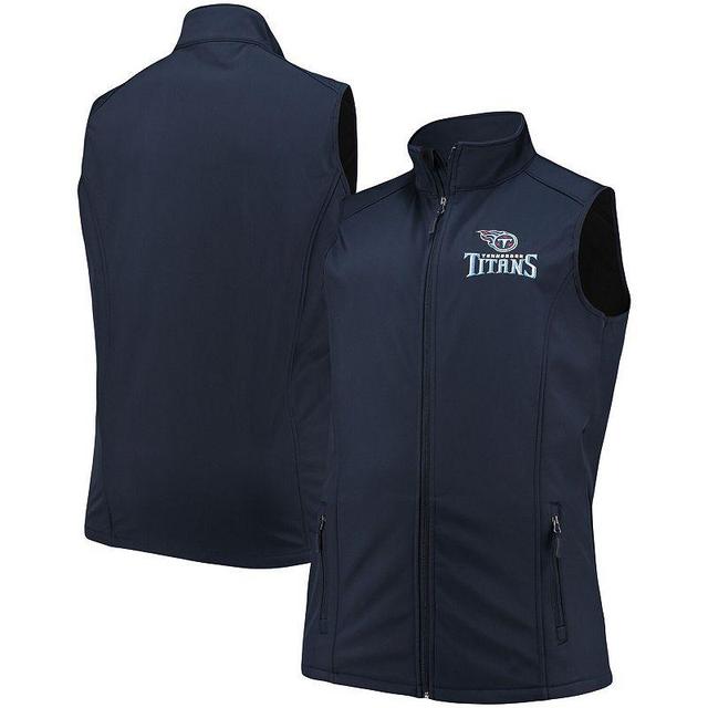 Mens Dunbrooke Tennessee Titans Big & Tall Archer Softshell Full-Zip Vest Blue Product Image