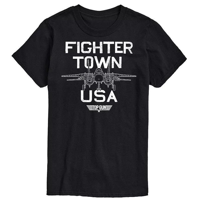 Big & Tall Top Gun Fighter Town Tee, Mens Product Image