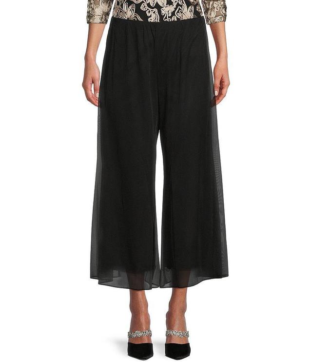 Alex Evenings Cropped Wide Leg Flowy Pants Product Image