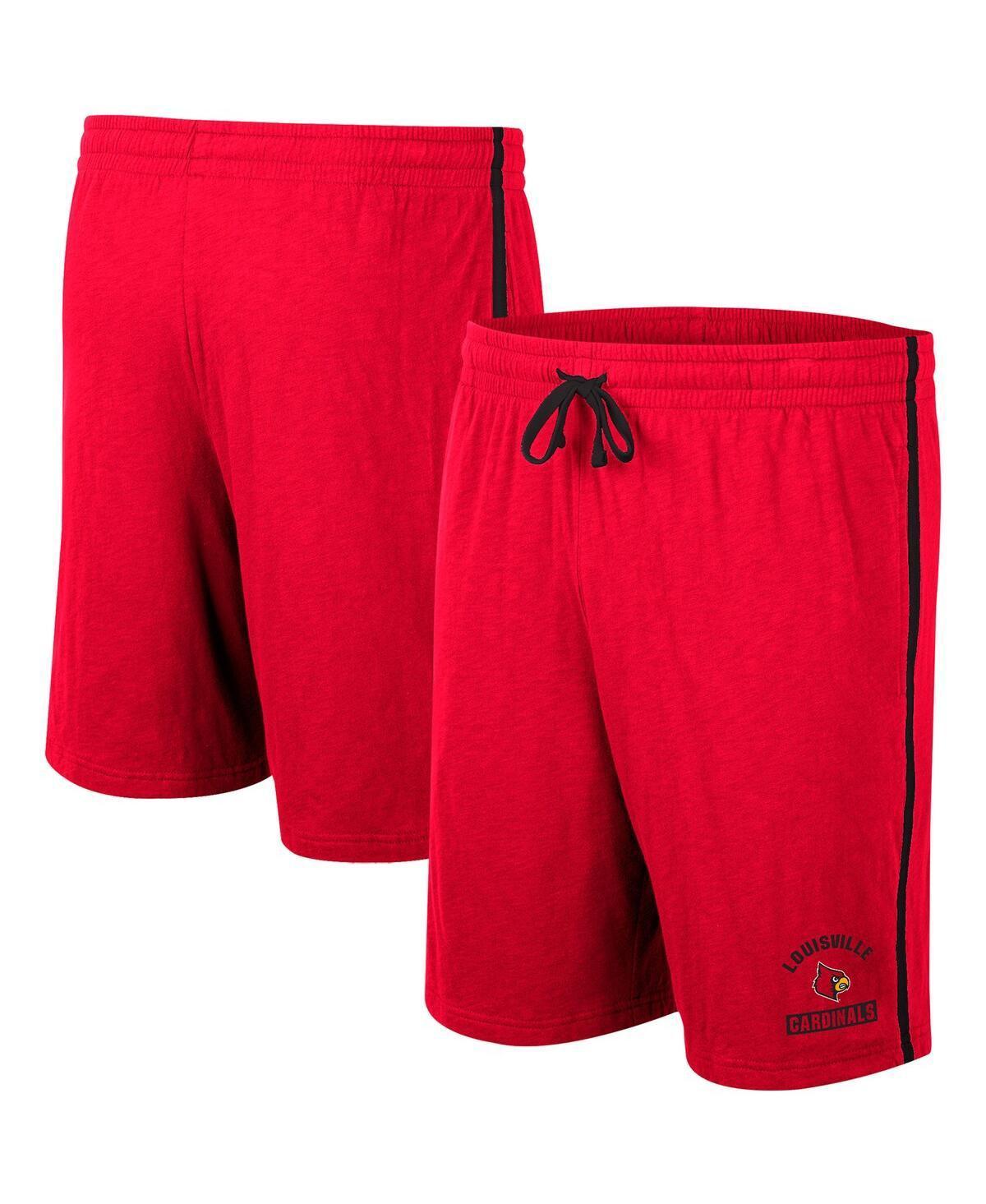 Mens Colosseum Red Louisville Cardinals Thunder Slub Shorts Product Image