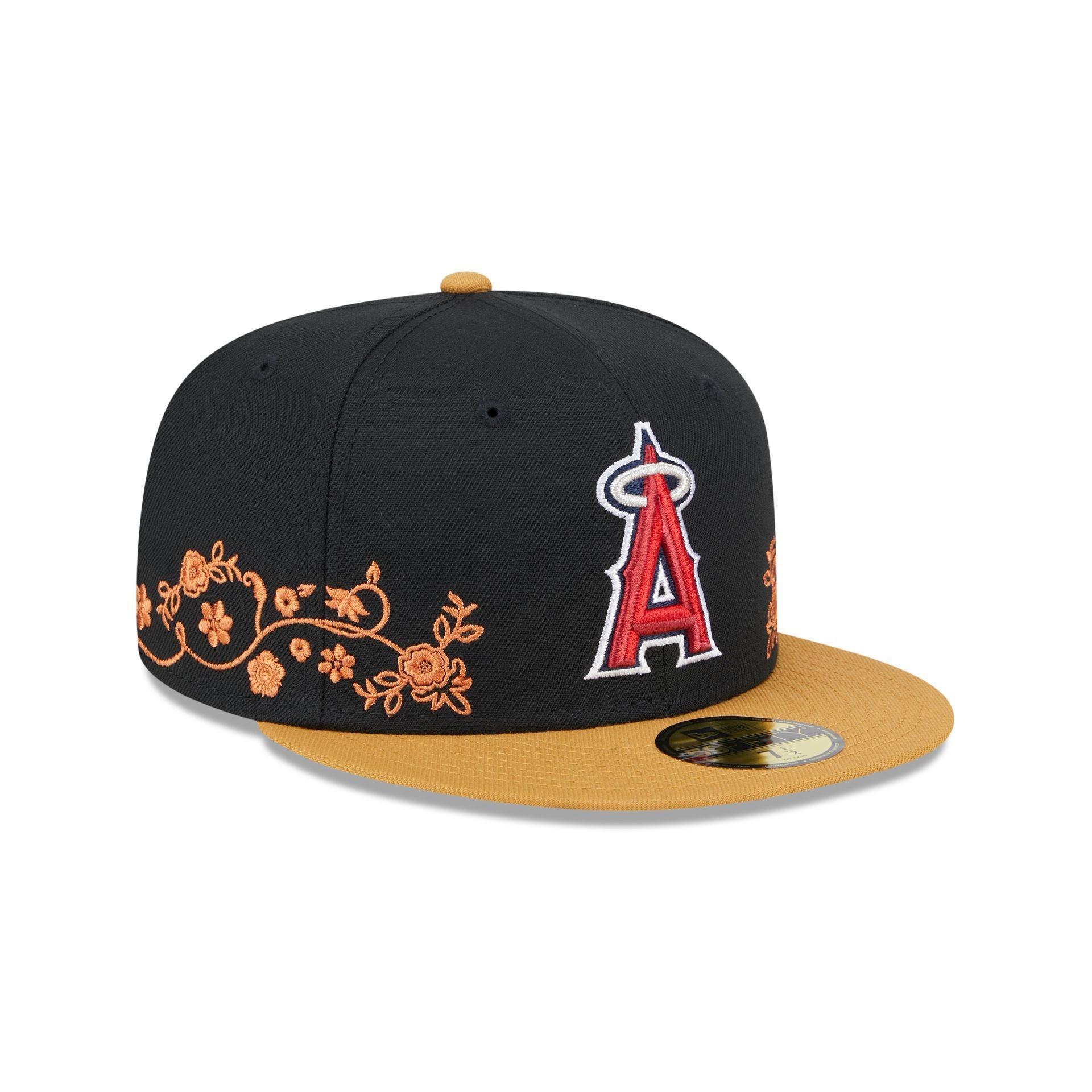 Los Angeles Angels Floral Vine 59FIFTY Fitted Hat Male Product Image