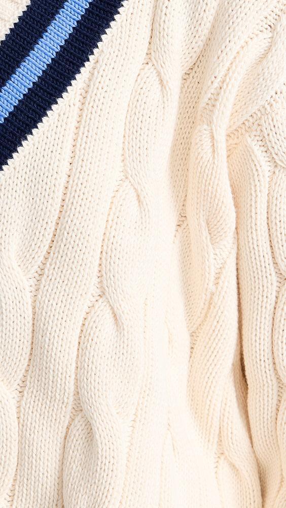 Polo Ralph Lauren Cable Knit Cotton Cricket Sweater | Shopbop Product Image